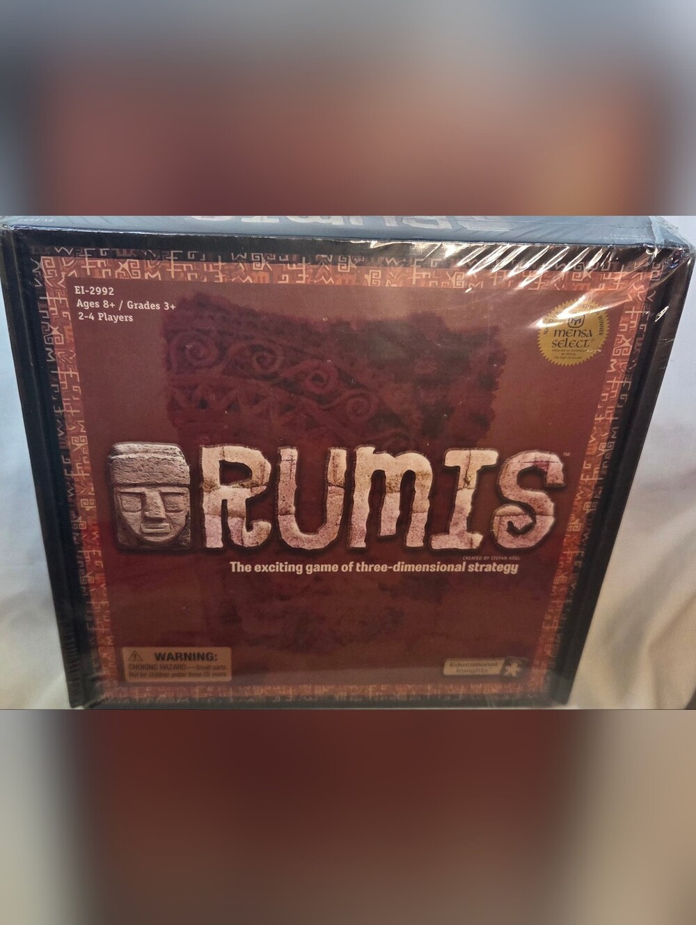 RUMIS Board Game of Geometric Strategy Educational Insights 2004 NEW Sealed Pkg